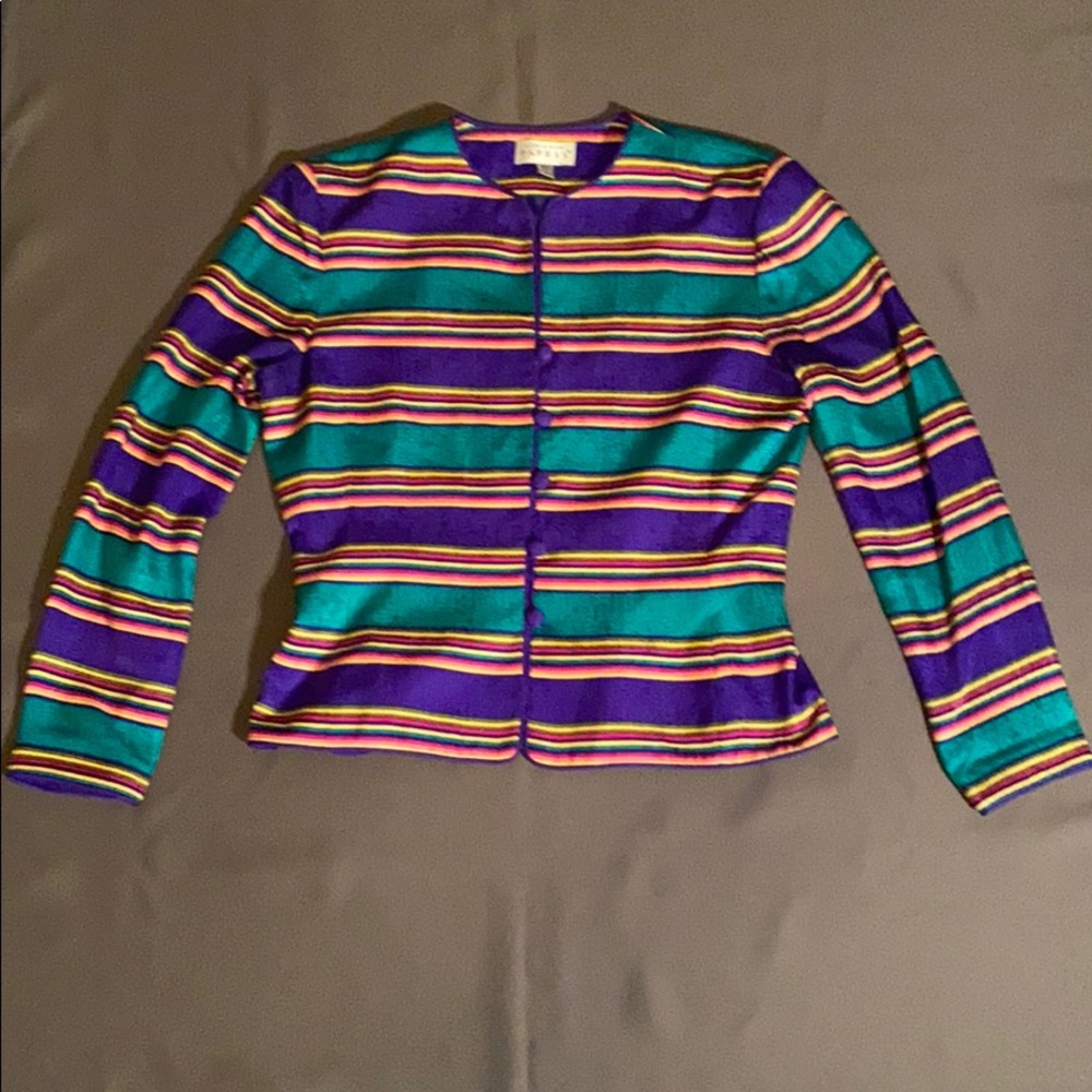 Adrianna Papell 100% silk Blazer